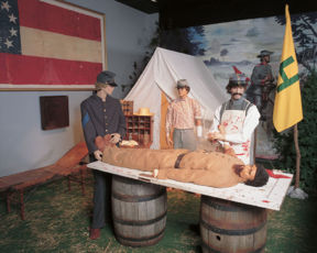 A medical display at the museum